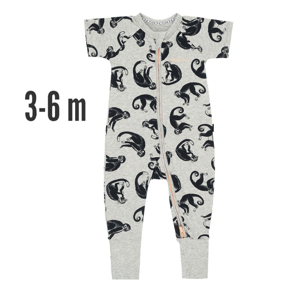 Monkey Madness - Bonds Wondersuits - zippy